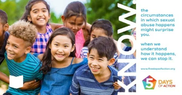 northpennymca's tweet photo. KNOWing about child sexual abuse can help us better understand what to look for and how to keep it from happening in the first place. 

Learn the facts and how you can keep kids safe at https://t.co/xfcqQ9yuXu. #FiveDaysofAction https://t.co/2EEJdI2ZTc