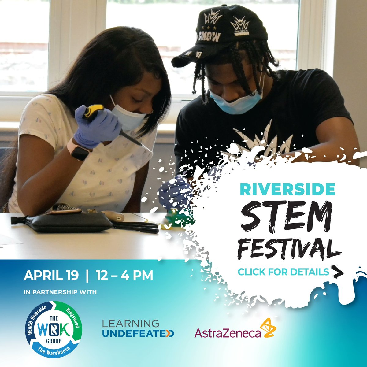 LearningUNDFTD's tweet photo. Happening today! Riverside STEM Festival, 12-4 PM. 1121 Thatcher Street. Free!  https://t.co/Ne1TiMdJLY #Delaware #STEMeducation #thingstodo #festival #funforthekids #freefood #familyfun https://t.co/CuWJIjapJr