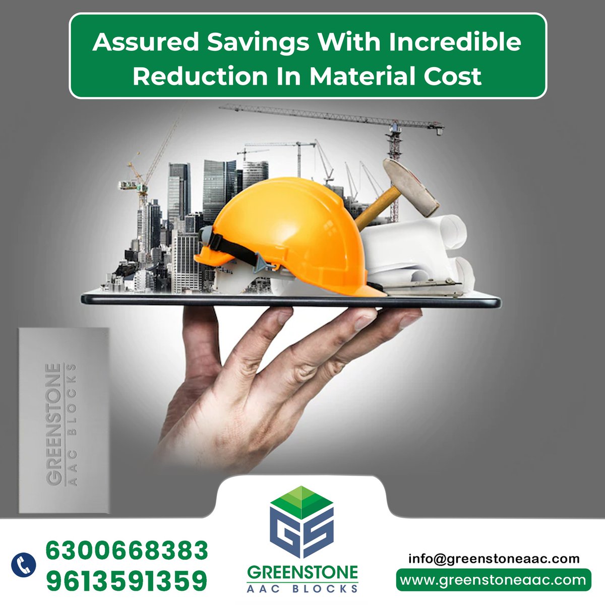 GreenstoneAac's tweet photo. lesser number of joints and lightweight enables faster construction
Call us +91 96 1359 1359, +91 63 0066 8383
Mail us info@greenstoneaac.com
Website https://t.co/hXqOyI8Imu
#lightweightbricks #newageblocks
#aacblocks #blocks #block
#bricks #construction https://t.co/wIeAl5keSG