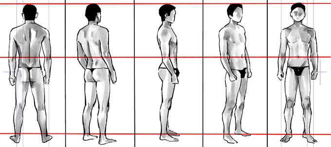 今日のメモ
新ポーズカタログ ❷男性の基本ポーズ編 マール社
の模写
赤線は後でつけてサイズ統一しましたん 