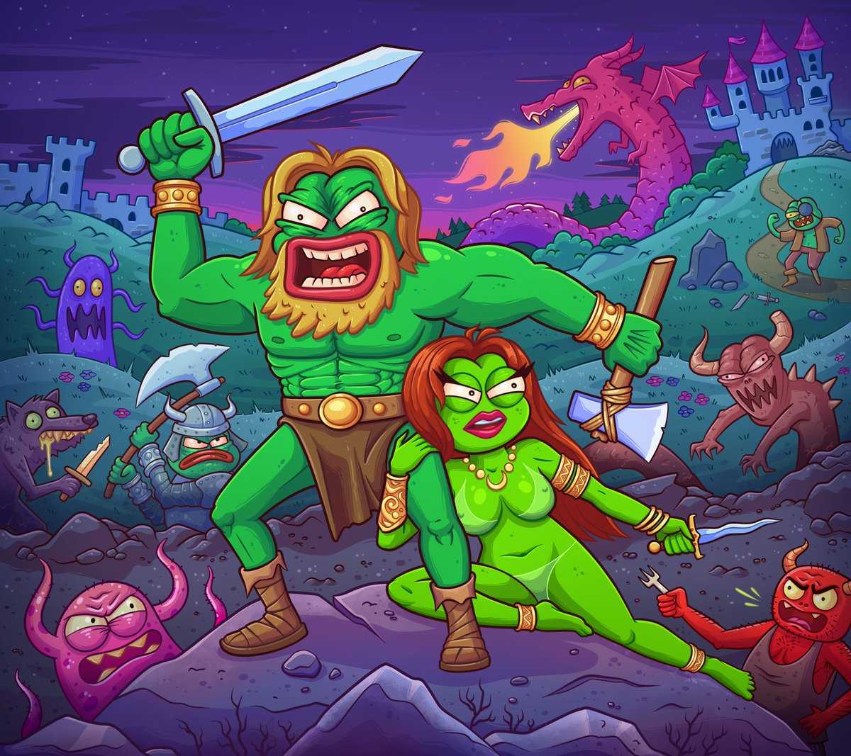 💢 Pepe the Barbarian 👹⚔