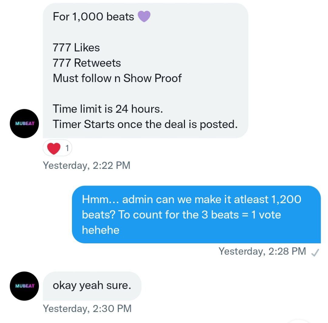 ONLYJENNIEPH's tweet photo. [VOTING DEALS for JENNIE]

We have a deal from @MUBEAT_VENUE that will DROP  1,200 BEATS to JENNIE if we reach

- 777 Likes
- 777 RT (qrts are NOT COUNTED)
- MUST FOLLOW @MUBEAT_VENUE

Tag/mention accounts and share this tweet! Let's complete this 💪

#JENNIE @jnkvotingteam https://t.co/iF9FsK5lVV