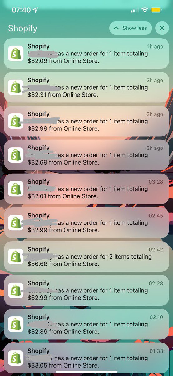 kamil_sattar's tweet photo. My phone screen every morning when I wake up, Alhamdulillah 🤲🏽

The hard work learning ECOM paid off 💻💰 https://t.co/LSkVedIqGH