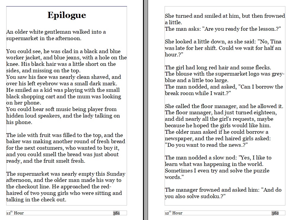 JC_SpringBourne's tweet photo. Second editing, remove a lot of mistakes...
I hope.
Latest #Kindle book is Ready:
https://t.co/X2hHVdl8jF
#12thhour #Messiah #DnD #Pathfinder #magic #spell #fantasy
#WritingCommunity #Authors https://t.co/9B3eQXbUIs
