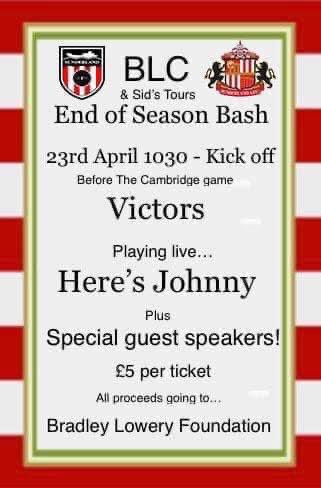 We’ve got another guest joining us in our pre-match bash at Victors alongside ..

⚽️ Kieron Brady
⚽️ <a href="/howey_lee/">Lee Howey</a> 
⚽️ Paul Atkinson
⚽️ Rob Mason
⚽️ <a href="/TrevorSwinburne/">Trevor Swinburne</a> 

Thank you <a href="/GordonIanArmst1/">Gordon Armstrong</a> It’s going to be a great event raising funds for <a href="/Bradleysfight/">Bradley Lowery Foundation</a> 👏