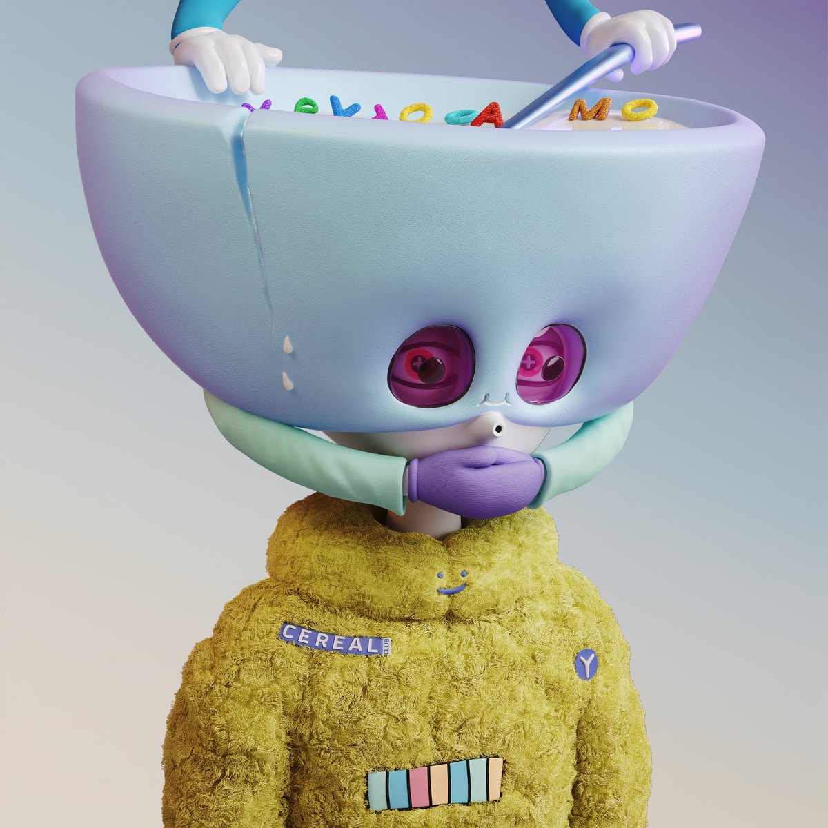 yoomoota's tweet photo. What do you eat for breakfast? YOOMOOTA usually picks cereal! 🥣
 
Please give the warm welcome to our new friends @cerealclubnft!  We hope you glad to see them 💙
Together we created a special #NFT for our collab collection.
 
RT and Like this post to to win one of 20 WLs 🎁 https://t.co/VViVxCwWGC