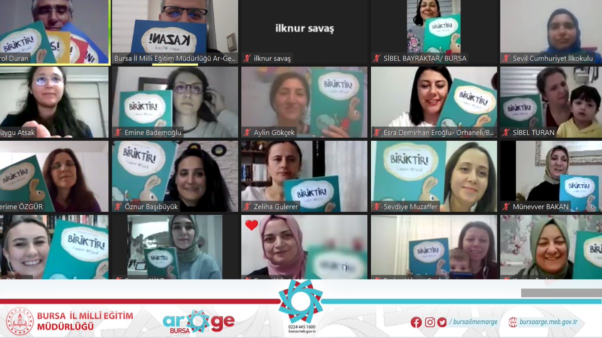 “Çocuklar İçin Kitap Okuma Projesi Öğretmen Eğitimi” (ÇİKOP) toplantısı Uşak Üniversitesinden Prof. Dr. Erol DURAN ve katılımcı öğretmenlerimiz ile “Çocuklar İçin Finans” teması üzerinden gerçekleştirilmiştir. @serkangur_bursa @mahmut34979199 @bursailmem