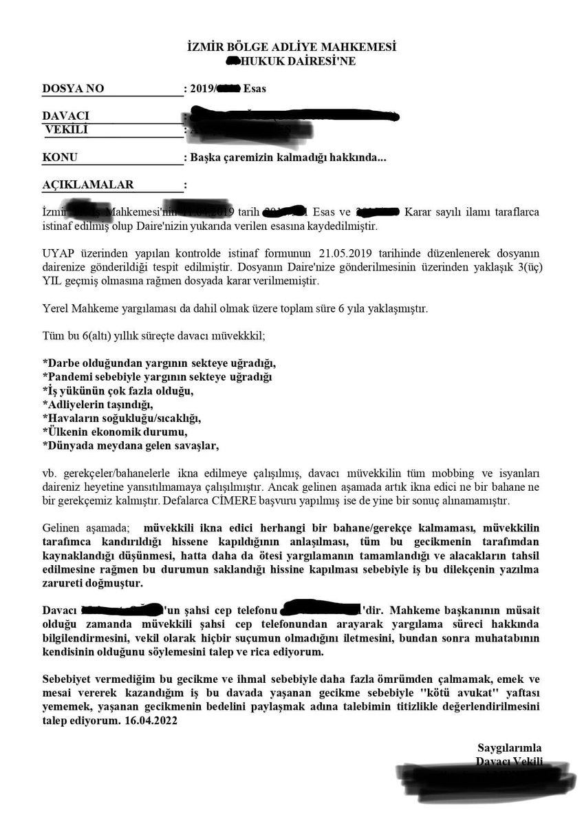 Sayın yönetim, Denk mi gelmedi? İlginizi mi çekmedi? Basit mi buldunuz? Meslek etiğine aykırı mı buldunuz? Online da olsa bir destek olsaydınız bari? <a href="/izmir_barosu/">İzmir Barosu - #SavunmaSusturulamaz</a> <a href="/avozkanyucel/">Özkan Yücel</a>