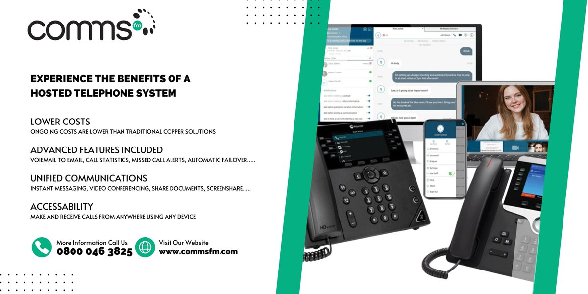 Replace your traditional telephone system and realise the benefits of Hosted.