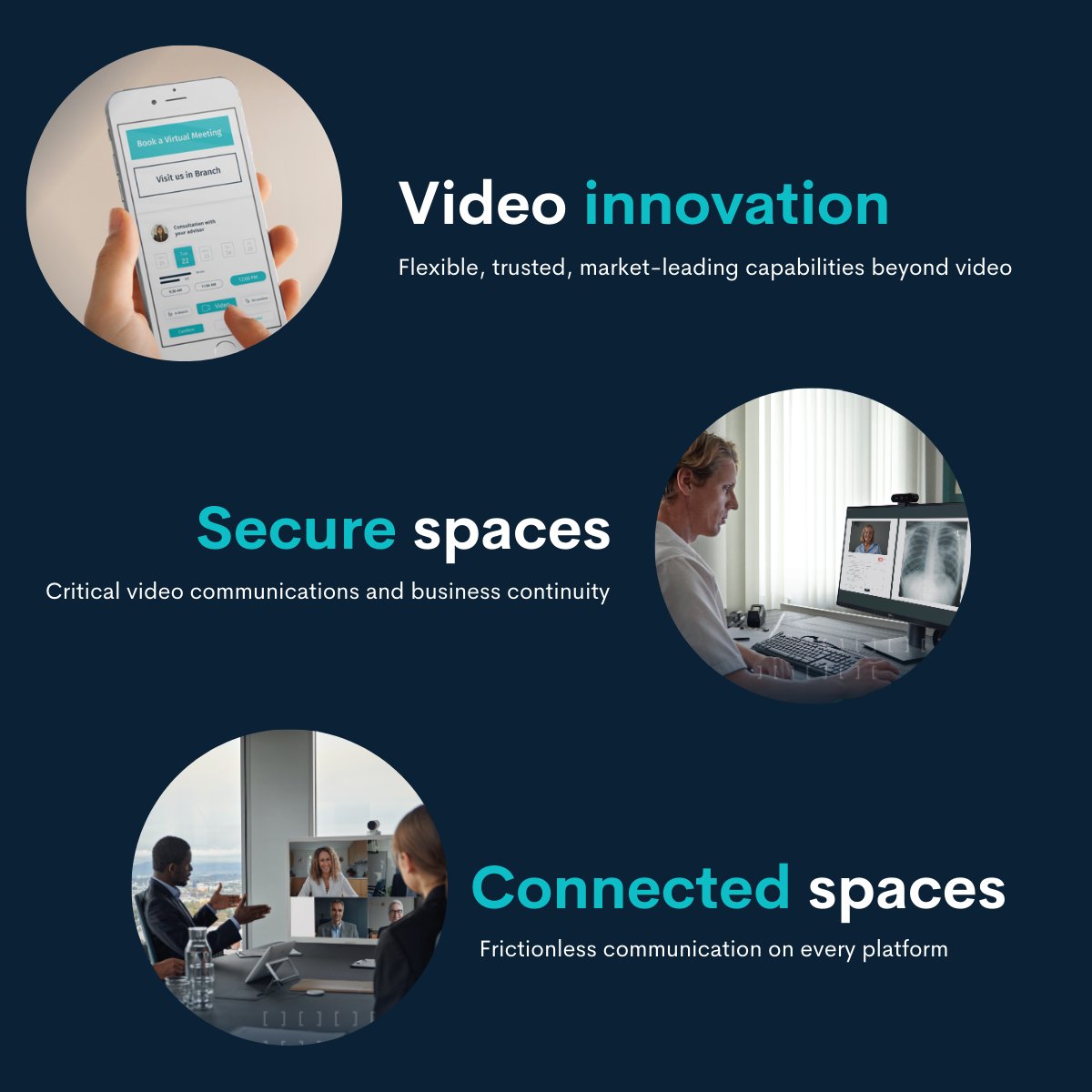 PAuseth's tweet photo. Throughout my career, I have championed #video as a platform that can move the world forward. @Pexip's new key business areas combine #growth with #purpose, proving it is possible to do both. #BeyondVideo #PexipEngage #VideoCommunication https://t.co/qBelPFyeMn