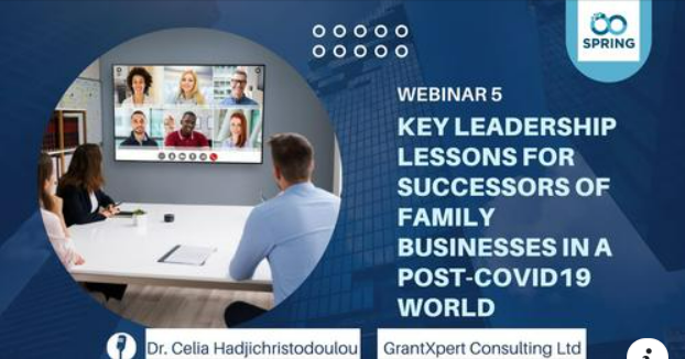 EUSPRINGProject's tweet image. ❗Take a look at the 4th Webinar of the Spring webinar series called “Practical lessons from COVID19 - the Family Business approach”.
👉To watch the video one demand, click here: bit.ly/37DBOjt 
#springeuproject #familybusiness #succession #training