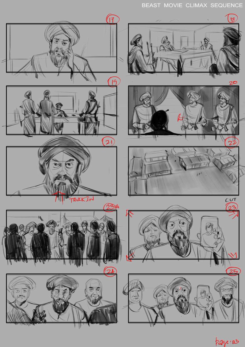 Kettavan_Freak's tweet image. The Original Storyboard Of #Beast Climax Sequence. 

© Ezhil Fernandas

@actorvijay @Nelsondilpkumar (1/4)