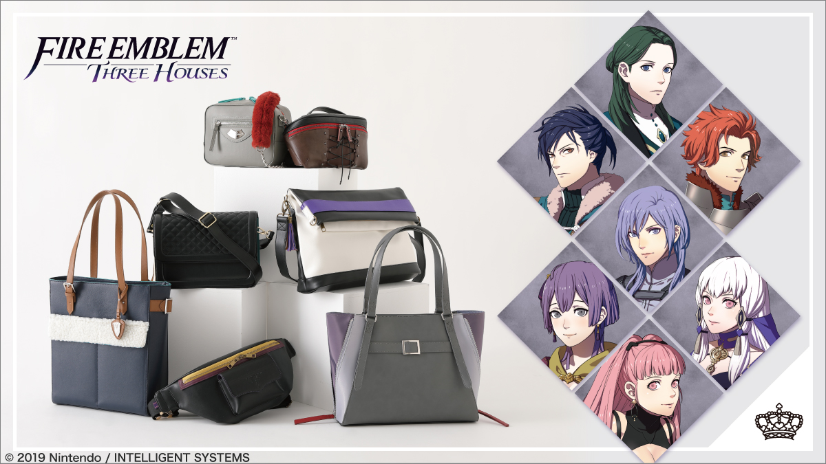 SuperGroupiesUS's tweet photo. Introducing our new collection for #FireEmblem: Three Houses!

The 7-bag lineup is inspired by Linhardt, Bernadetta, Felix, Sylvain, Lysithea, Hilda, and Yuri. 

⏰Pre-order deadline: May 15 @ 8PM Pacific

⚔️Pre-order now ▼▼
https://t.co/KTjo9XOyu6 https://t.co/p0R1YXoqIQ