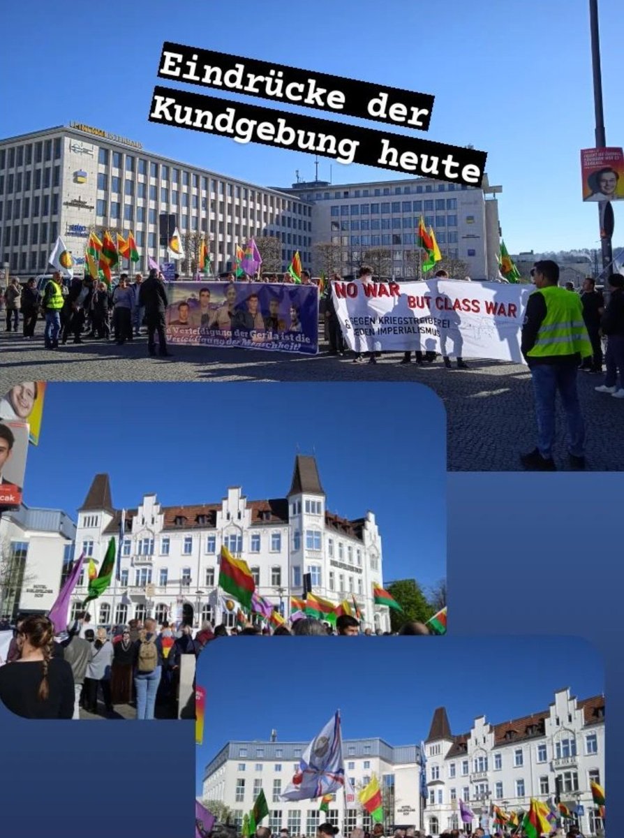 Eindrücke der kurdischen Demo von   Gestern