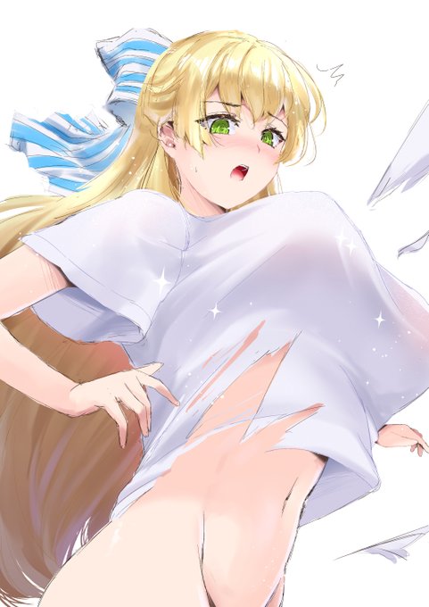 Tシャツを破る練習 