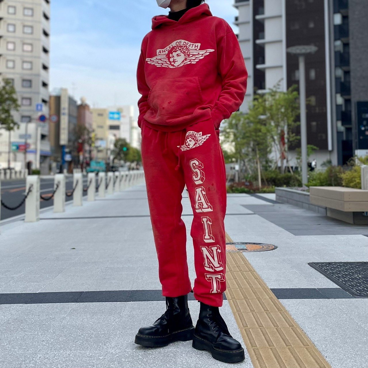 2020最新型 高品質 SAINT MICHAEL セントマイケル SWEAT PANTS美品 M
