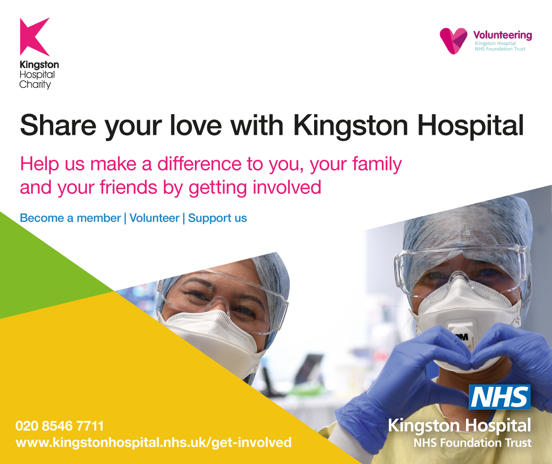 Kingston and Richmond NHS Foundation Trust (@k_and_r_nhs) on Twitter photo There are a number of ways you can share your love with Kingston Hospital 💙
Why not become a member, volunteer with @VolunteerKHFT or support our official charity <a href="/KHFTCharity/">Kingston Hospital Charity</a>?
Find out more about how to get involved ⬇️
kingstonhospital.nhs.uk/get-involved/ There are a number of ways you can share your love with Kingston Hospital 💙
Why not become a member, volunteer with @VolunteerKHFT or support our official charity <a href="/KHFTCharity/">Kingston Hospital Charity</a>?
Find out more about how to get involved ⬇️
kingstonhospital.nhs.uk/get-involved/
