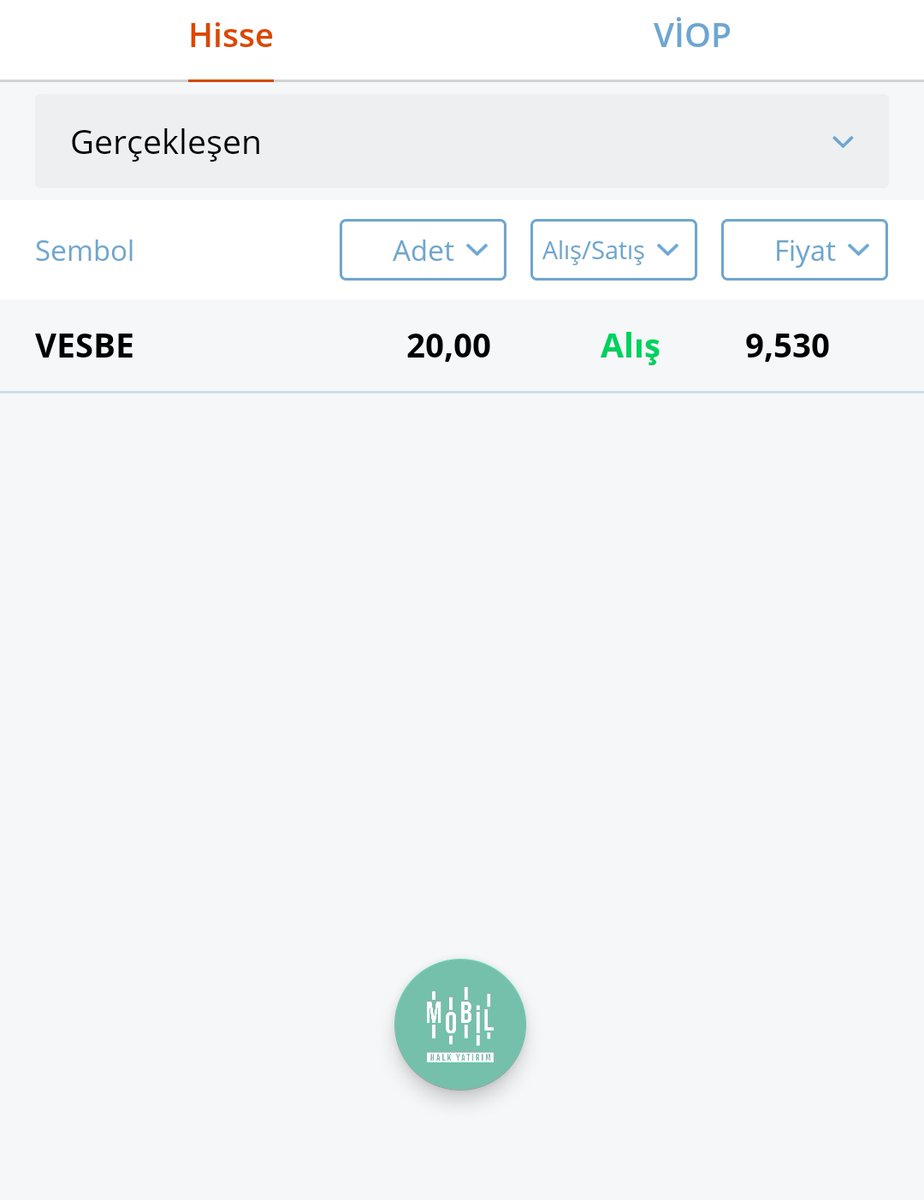 #sigaradan #temettuye uzanan yolda 16. Hafta alımlarımızı gerçekleştirdik. #vesbe 20 adet alındı #bist #bist100