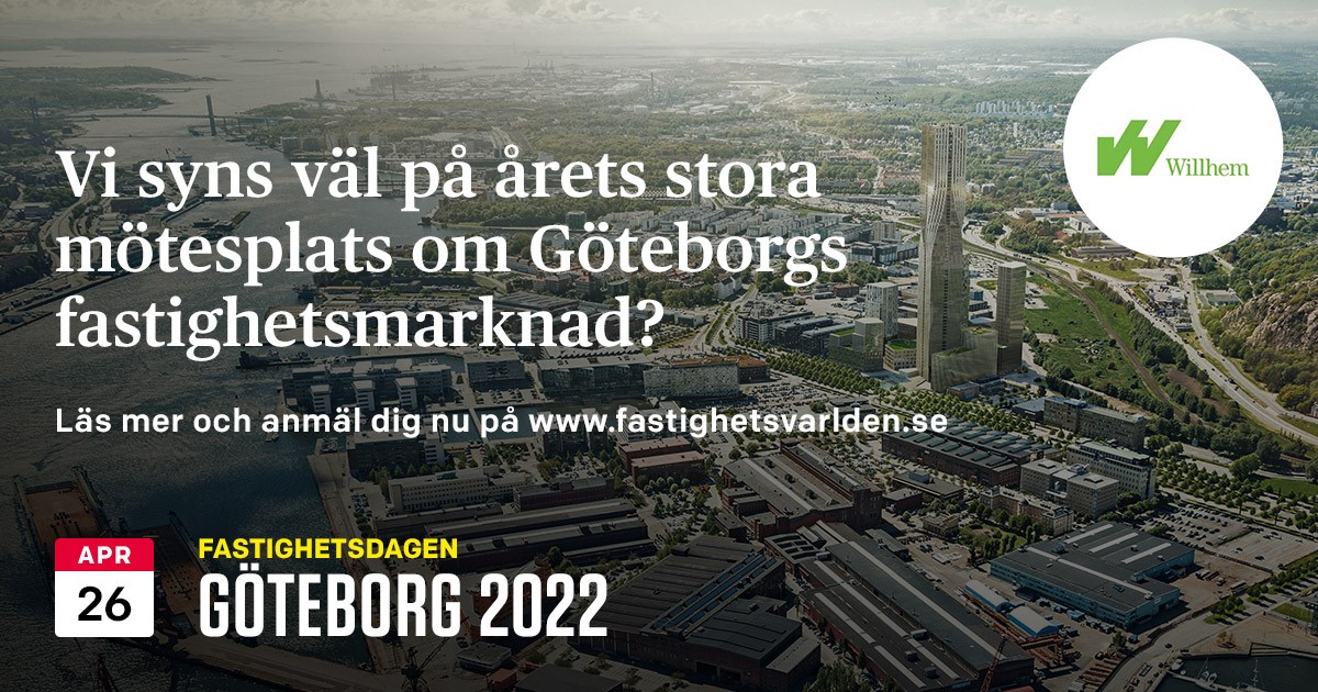 Hur länge kan bostadsrallyt i Göteborg fortsätta? Hur kommer inflation, ränta, energikris, pandemi med mera att påverka marknaden? Detta kommer vår vd, Mikael Granath, diskutera på Fastighetsdagen den 26 april i Göteborg. Vi ses väl där? https://t.co/SnoaCz32Ef