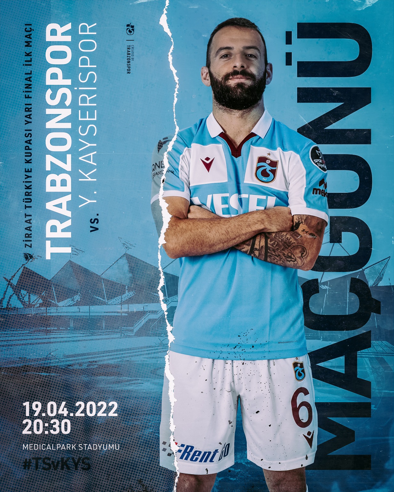 Trabzonspor'un Kayserispor Maçı Görseli