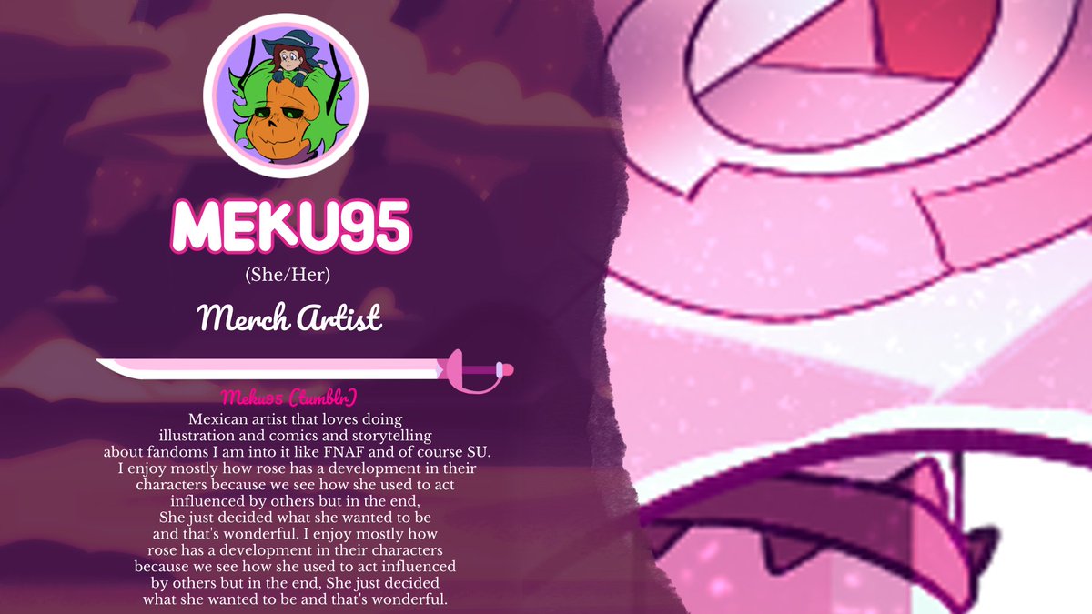 Our featured artist today is Meku95!

The Zine's Indigogo campaign will be ending on the 22nd! igg.me/at/rqzine

Only a few days left to order!

#StevenUniverse