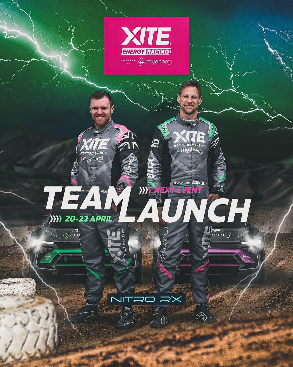 🔜  official @NitroRallycross launch in Barcelona!

Can’t wait to get a taste of the 2022 Nitro RX season. Stay tuned for behind the scenes action with Oli and Jenson.

#iamxite #NitroRX