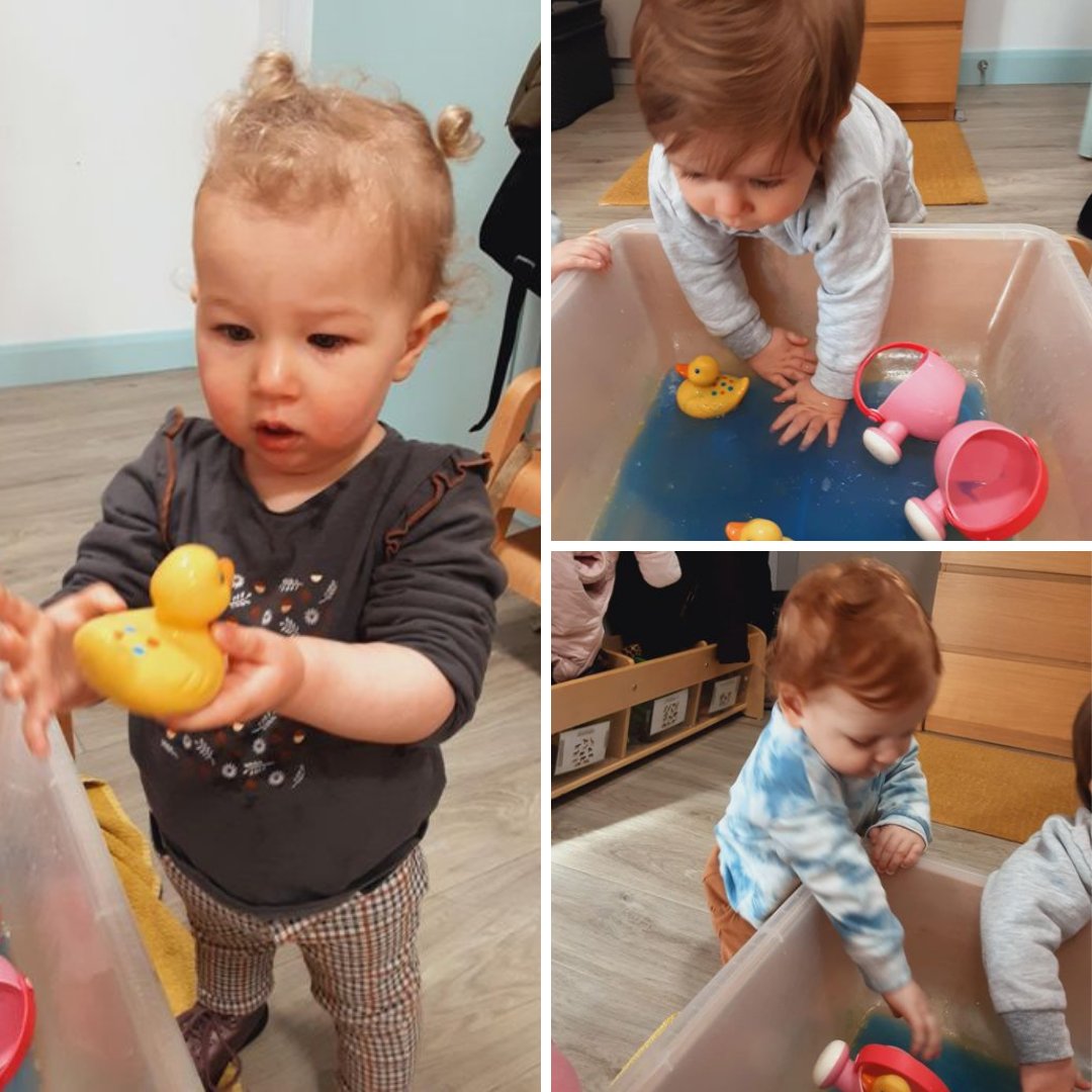 happyjourneys3's tweet image. ✨Nursery Update!

 #Babies enjoyed splashing in our blue waters with their peers as they sang five little ducks. This activity helped them familiarise themselves with how they looked and the sound they made.

#motorskillsdevelopment #earlyyearsdevelopment