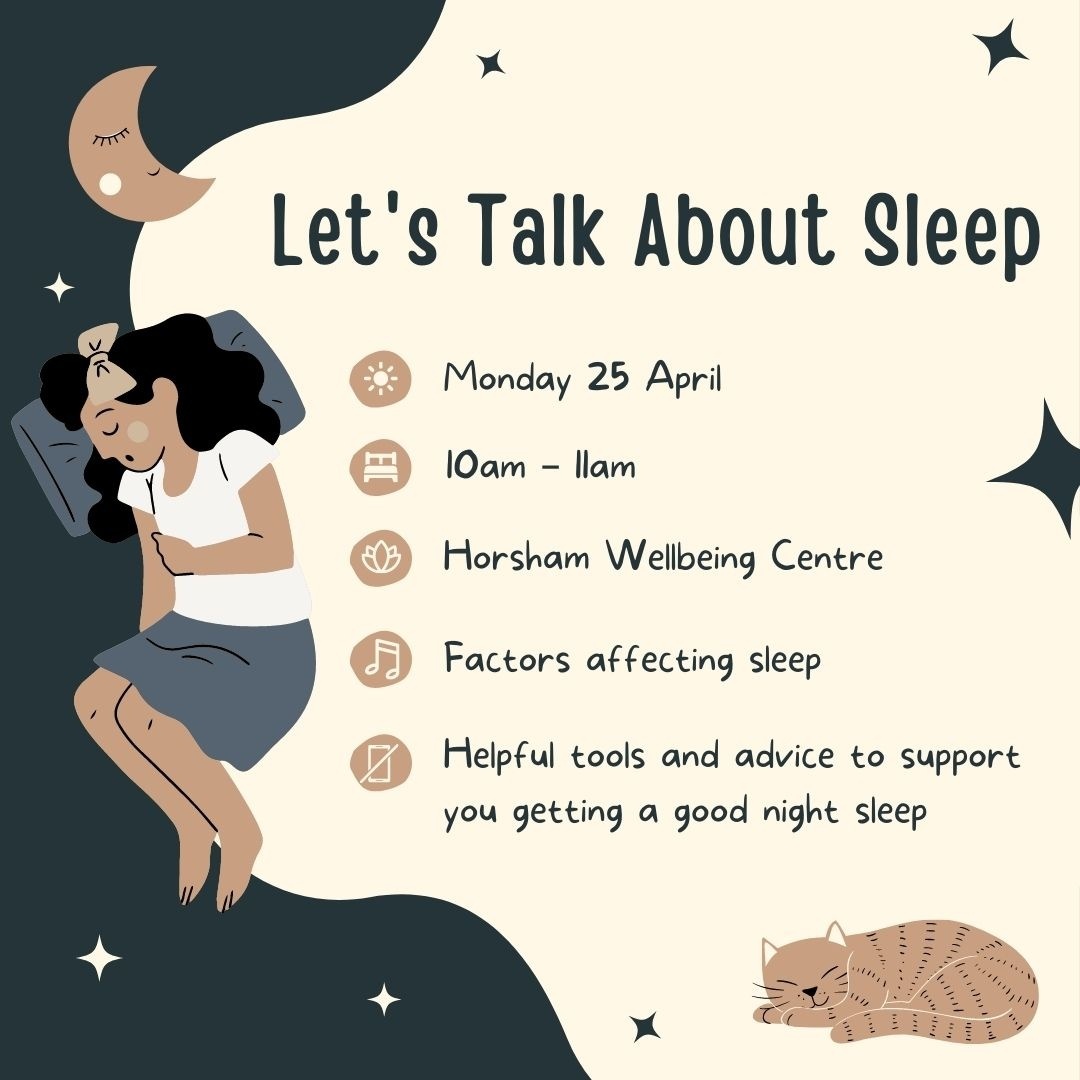 Are you looking for advice &amp; support on how to improve your sleeping pattern? Our sleep workshop focusses on factors affecting sleep, figuring out what type of sleeper you are, plus we will share our top tips to getting a good night sleep🌛👉orlo.uk/3AECW