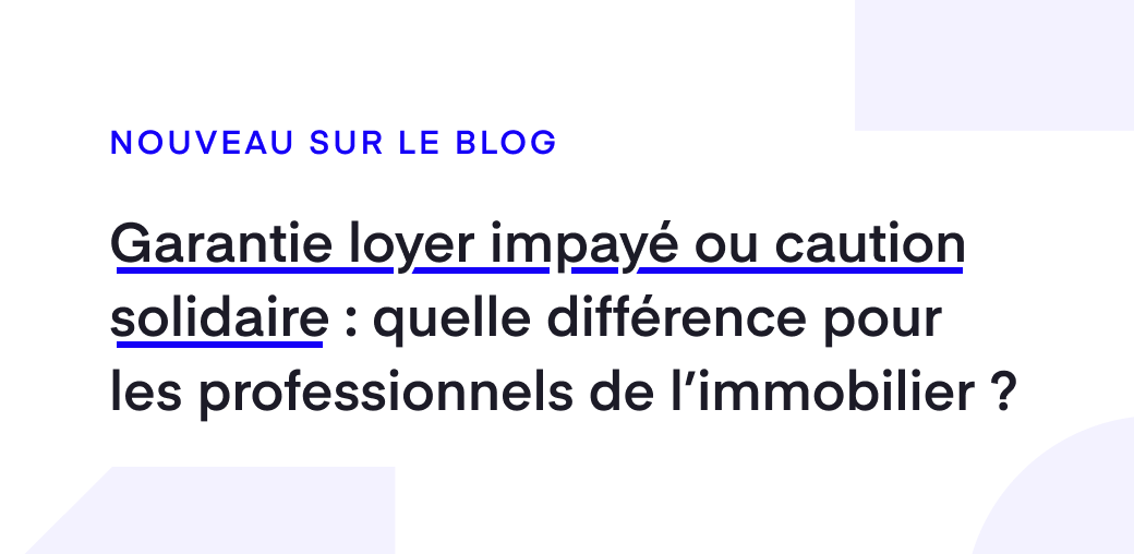 [BLOG] En tant qu'acteur de l’immobilier faisant de la gestion locative, l’une de vos missions principales est de sécuriser les revenus de vos bailleurs chaque mois.

Découvrez nos conseils pour orienter vos bailleurs entre GLI et garants solidaires !
ow.ly/cAz150IAWlc