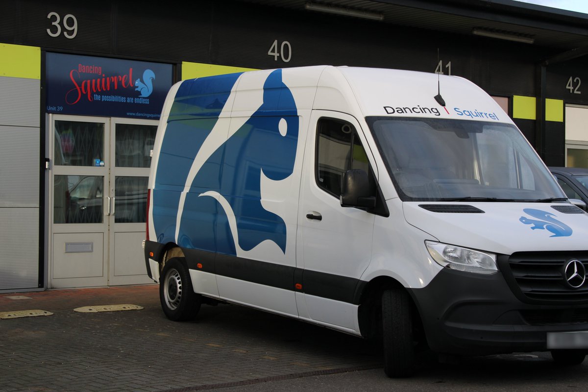 Massive Monday morning shout out to the team over at <a href="/impact1994/">Impact Signs</a> for helping us create a brand new look for the #TeamSquirrel van. 

As we always say “Go Big or Go Home!”

#WeMakeEvents #Van #NewVan