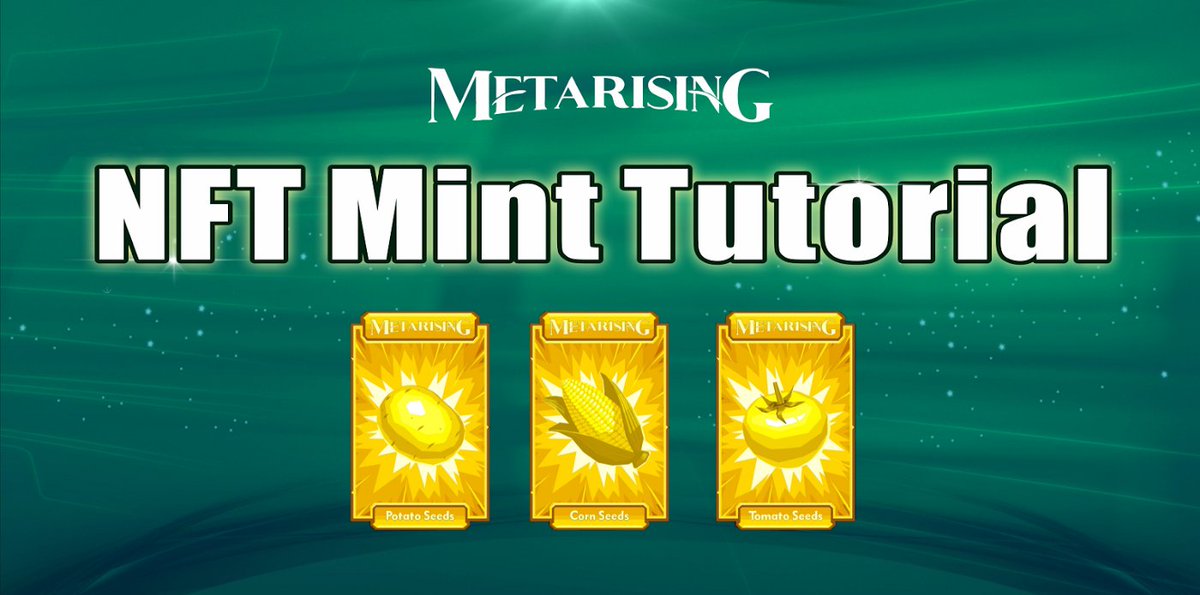 playmetarising's tweet photo. 📣#MetaRising Mint Tutorial📣

❗️Here we have a tutorial on how to mint #NFTs on MetaRising!

Happy minting!

#defi #crypto #microtuber #p2e  #staking #MCT #MRG 

🔗https://t.co/Ec6Jx5uQfm https://t.co/wNxeQCllHn