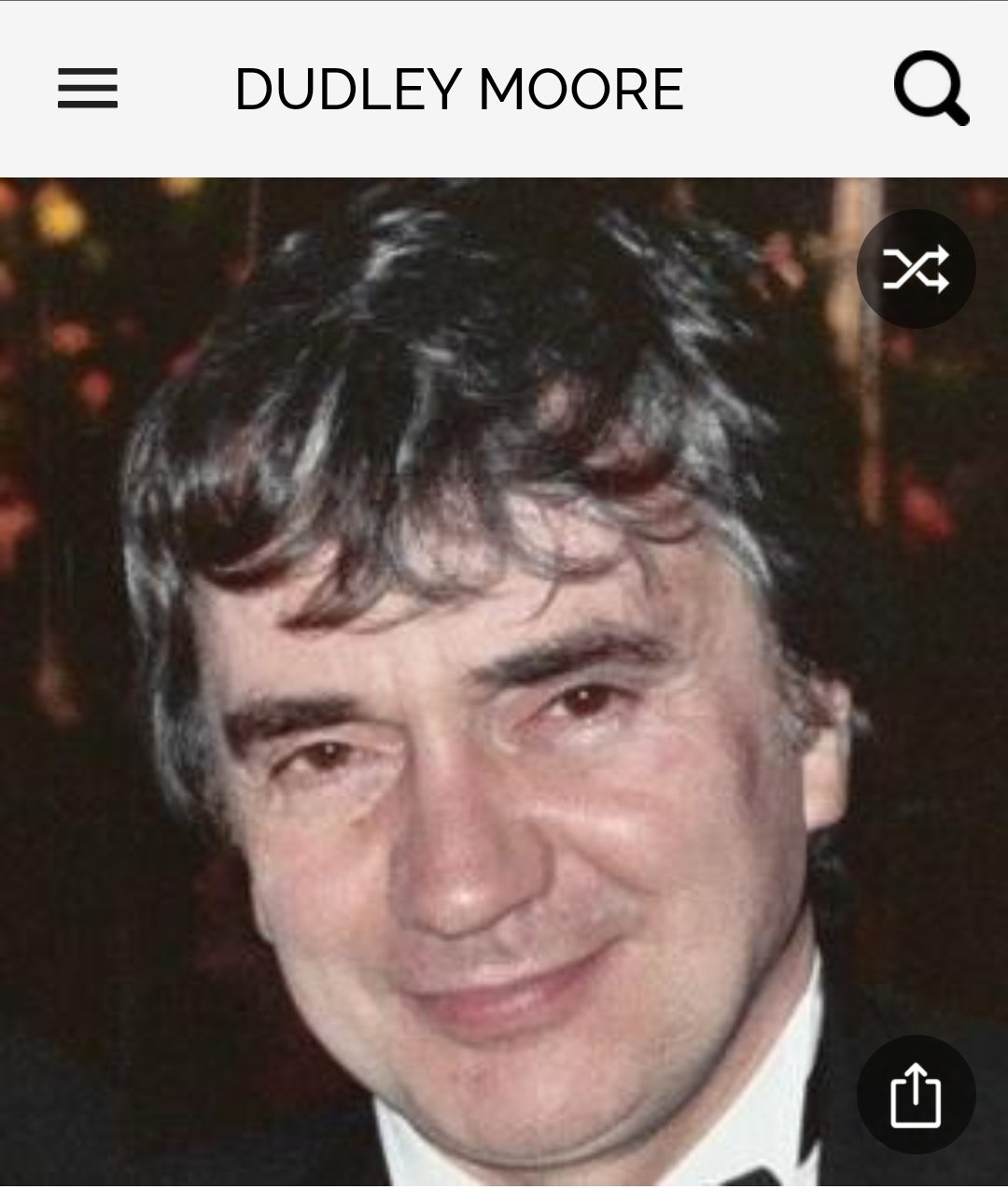 Happy Birthday to this iconic actor.  Happy Birthday to Dudley Moore 