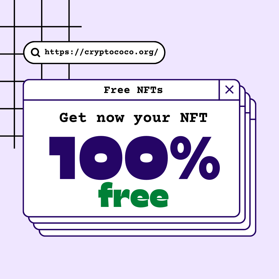 Crytococo's tweet photo. Get Now Your Free NFT. 

#nft #art #ar #aumentedreality #nftart #nfts #nftcommunity #colection #nftcolection #cryptonft #crypto #nftmonkey #monkey #nftfree #deaf #pokemongo https://t.co/3Fgg1Pb4fJ