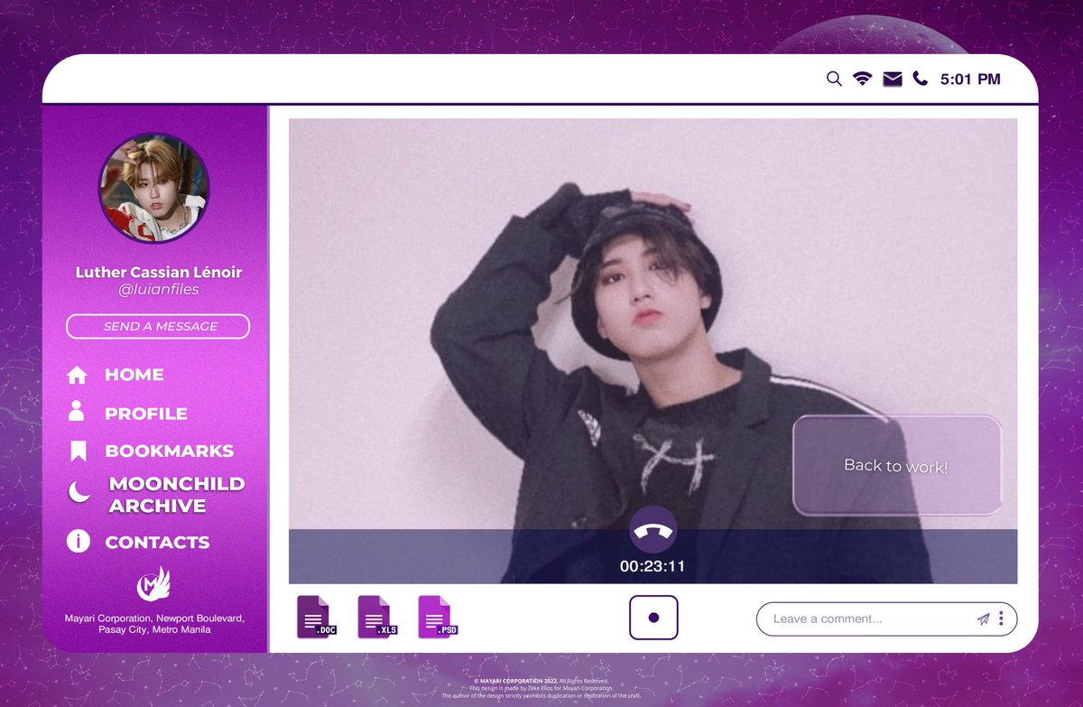 ㅤ
              <a href="/luianfiles/">Luther Cassian 。</a>' sns update!
                 ≡  04 | 19 | 22 — 04:11
⠀⠀⠀⠀⠀⠀⠀ ⌕ location disabled.
⠀⠀⠀⠀⠀⠀⠀⠀ 
ㅤ ㅤ