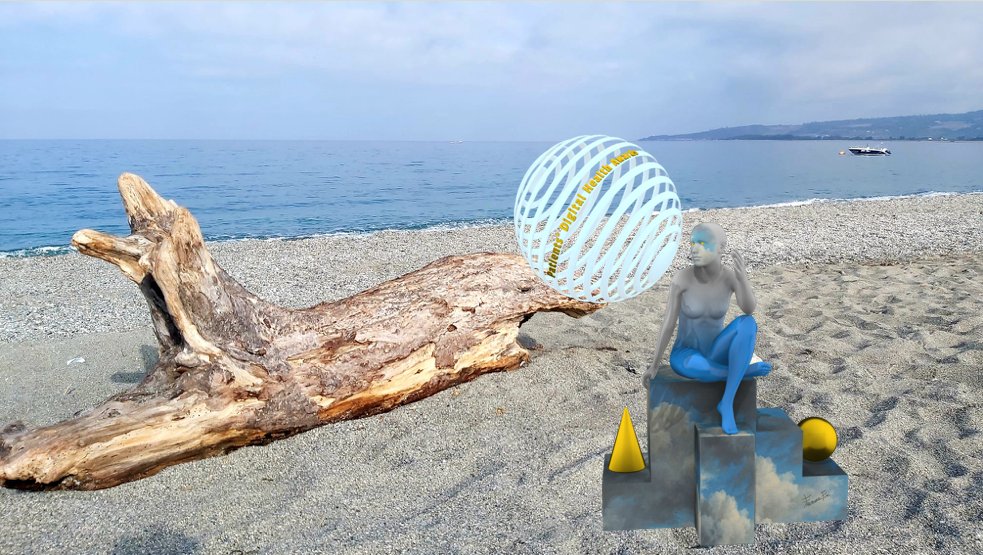 DigHealthAca's tweet photo. 🚀L'edizione 4 del Patients' #DigitalHealth Awards è un viaggio nell'Italia digitale per scoprire le migliori innovazioni per la #salute dei #pazienti.
#DigitalMente è la mascotte 3D del #PDHA22
📍qui arrivata sulla spiaggia di #LameziaTerme.
#Bando su👉https://t.co/cq0djRNaRm https://t.co/VXdZqCxbQh