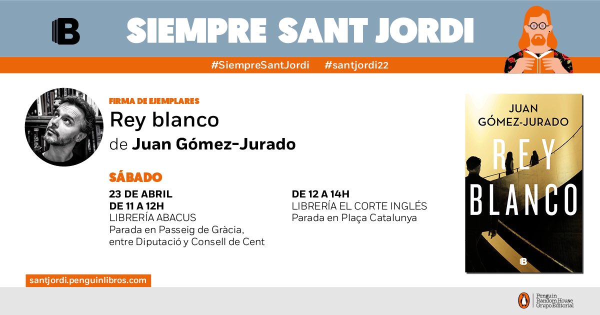 JuanGomezJurado's tweet photo. Estoy muy emocionado porque volvemos a Barcelona este fin de semana. 😍
¿Nos vemos en #SantJordi22? ❤️
#SiempreSantJordi https://t.co/67MpEpwG88