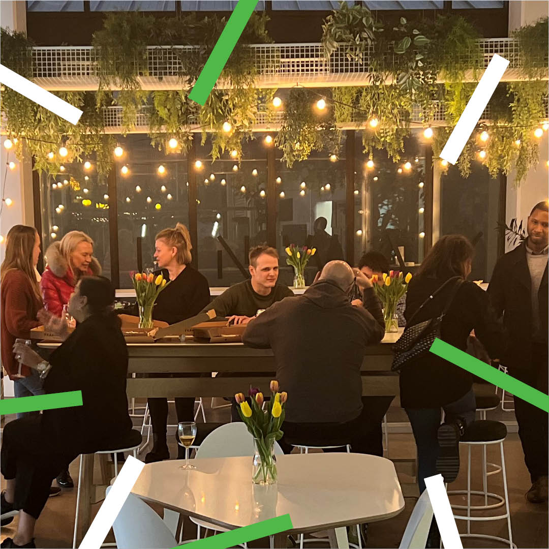 <a href="/expresswayldn/">Expressway</a>  hosted our spring party last week. A huge thank you to everyone who attended.⁣
🥂⁣
From product launches to presentations, inductions to office parties- Contact us to find out if we can host your event:
📩 Hello@expressway.london