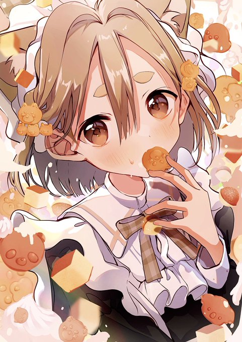 「エプロン クッキー」のTwitter画像/イラスト(人気順)