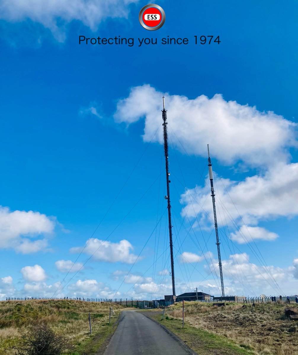 ☀️Brilliant blue skies at the Divis and Black Mountain Transmitting Station this morning. 
🌐The panoramic views of Belfast in the midst of vital tech infrastructure make it an essential walking location, if you haven’t been yet