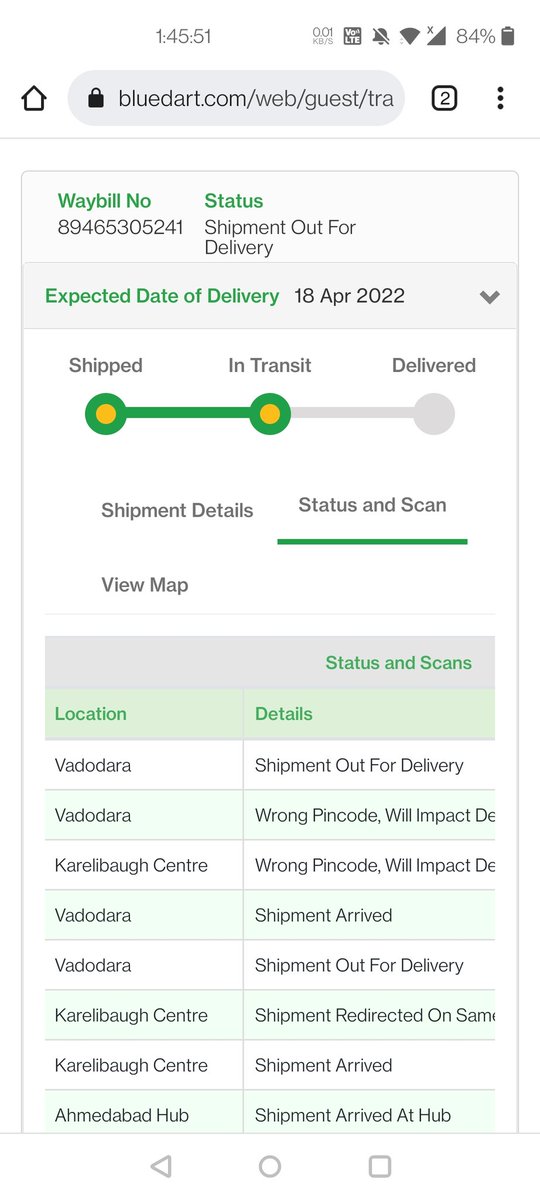 kumarrajpal005's tweet photo. @OnePlus_IN @oneplus @OnePlus_Support @OnePlusSecurity
@TechnicalGuruji 
@ShokeenSanchit
Tweet No. 2
Another Recent Lie from your delivery partner. 
I am having a Passport, adhaar, driving licence issued on same Pincode how it can be incorrect?
Is it done to avoid responsibility? https://t.co/KSlpLcMgqQ