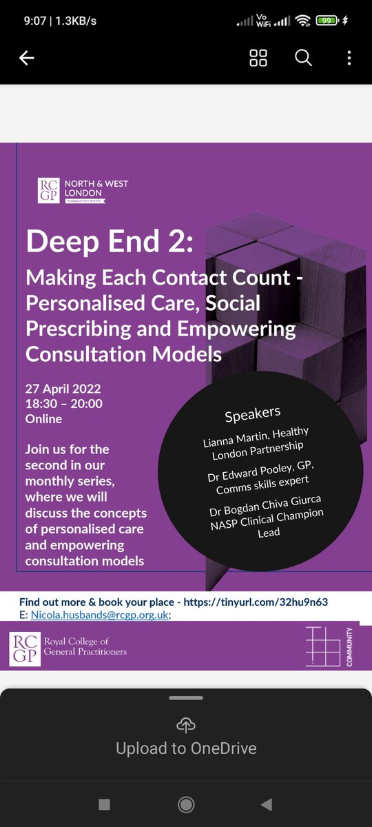Camille (@returnofcam) on Twitter photo How can we tailor care when we have ~7 mins/pt, &complex issues influenced by society? <a href="/RCGPNWLondon/">RCGPNorth&WestLondon</a> <a href="/hinajshahid/">Dr Hina J Shahid 💙</a> & I facilitate a workshop c
Lianna, <a href="/BogdanBCG/">Dr Bogdan Chiva Giurca</a>, & <a href="/dr_edwardpooley/">Ed Pooley</a> on how to enact personalised care both at system levels and in consults.
tinyurl.com/32hu9n63 How can we tailor care when we have ~7 mins/pt, &complex issues influenced by society? <a href="/RCGPNWLondon/">RCGPNorth&WestLondon</a> <a href="/hinajshahid/">Dr Hina J Shahid 💙</a> & I facilitate a workshop c
Lianna, <a href="/BogdanBCG/">Dr Bogdan Chiva Giurca</a>, & <a href="/dr_edwardpooley/">Ed Pooley</a> on how to enact personalised care both at system levels and in consults.
tinyurl.com/32hu9n63