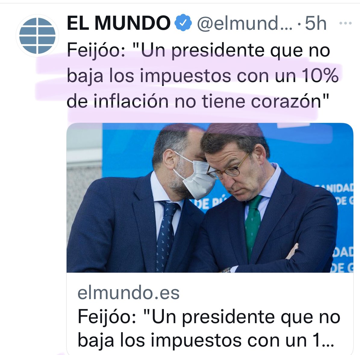 protestona1's tweet photo. Y un presidente que deja morir a enfermos de hepatitis porque el Sovaldi era caro, o una presidenta que decreta que no se hospitalice a ancianos enfermos de COVID… 

¿Qué es lo que no tienen señor @FeijooGalicia…? https://t.co/2jCQAjv5cL