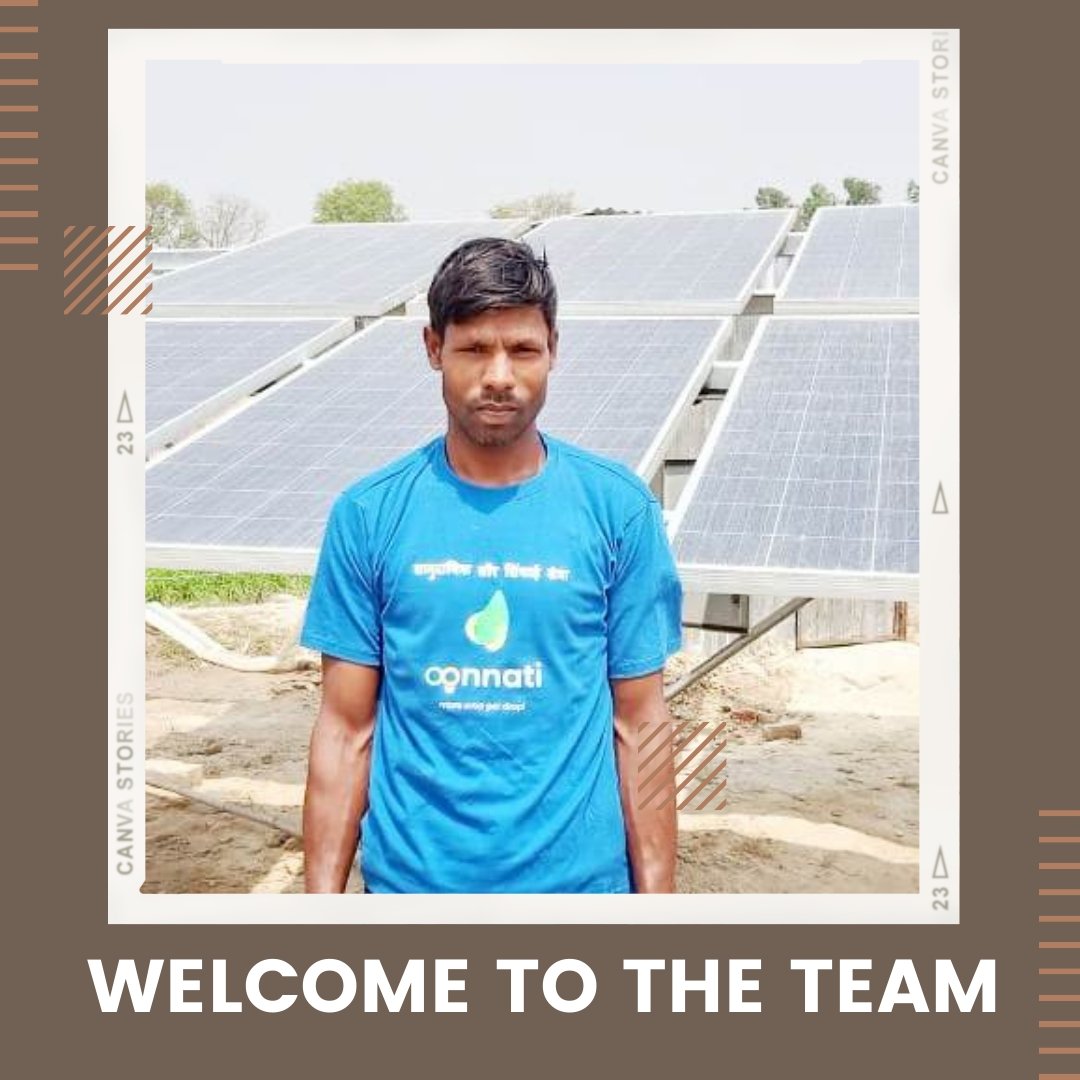 We are glad to welcome Jagatram as the operator of our newest 5 HP solar pumps and agroprocessing mill installed at Narayanpur village in Uttar Pradesh. 

#job #localemployment #sdg8 #operator #solar #greenjobs