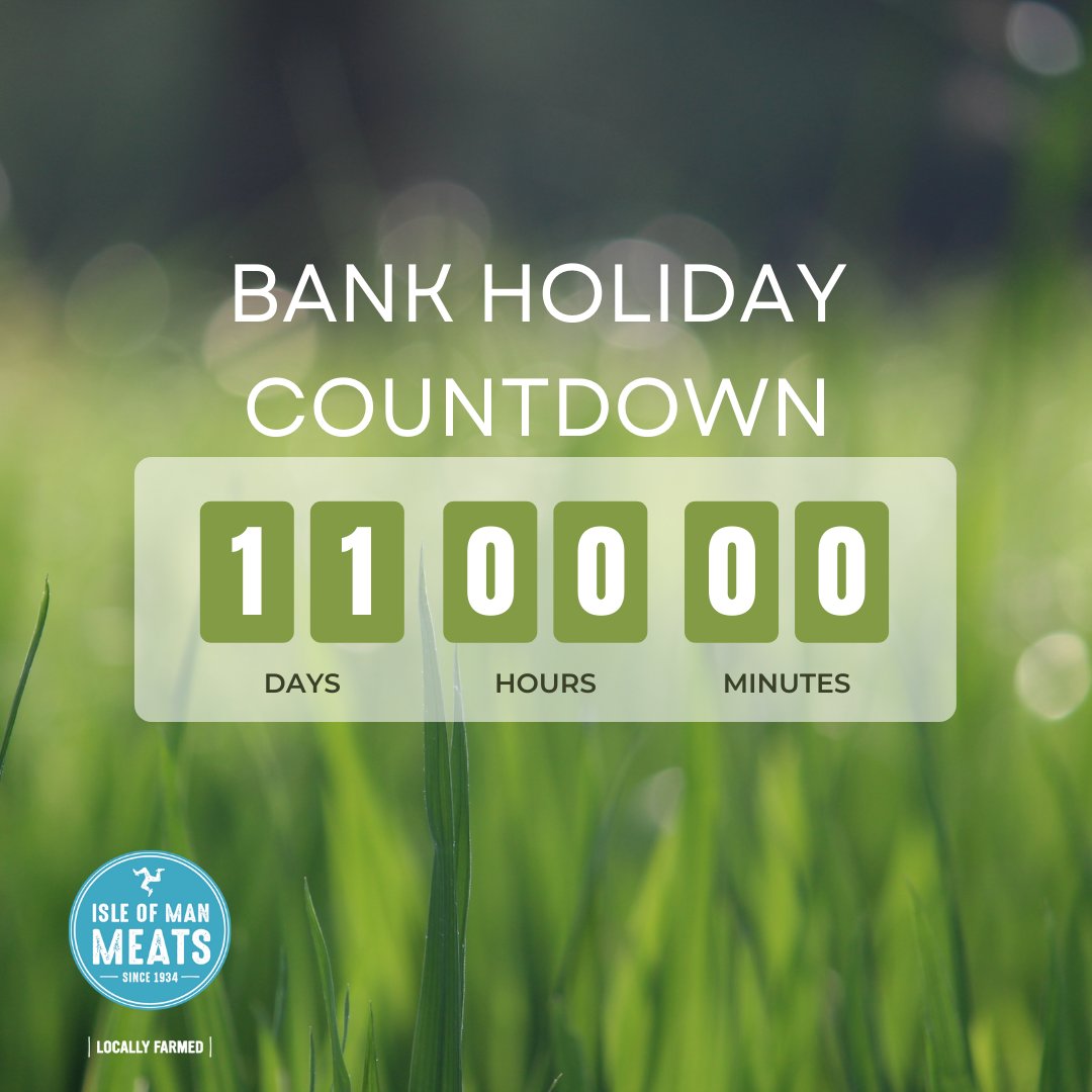 Hope you all had a great Easter weekend! Wasn’t it wonderful to see (and smell!) all of those fantastic Manx BBQs. If you’re struggling to get back up to speed today, don’t worry – it’s only 11 more days until the next Bank Holiday weekend!

#ManxMeat #MakeSureItsManx