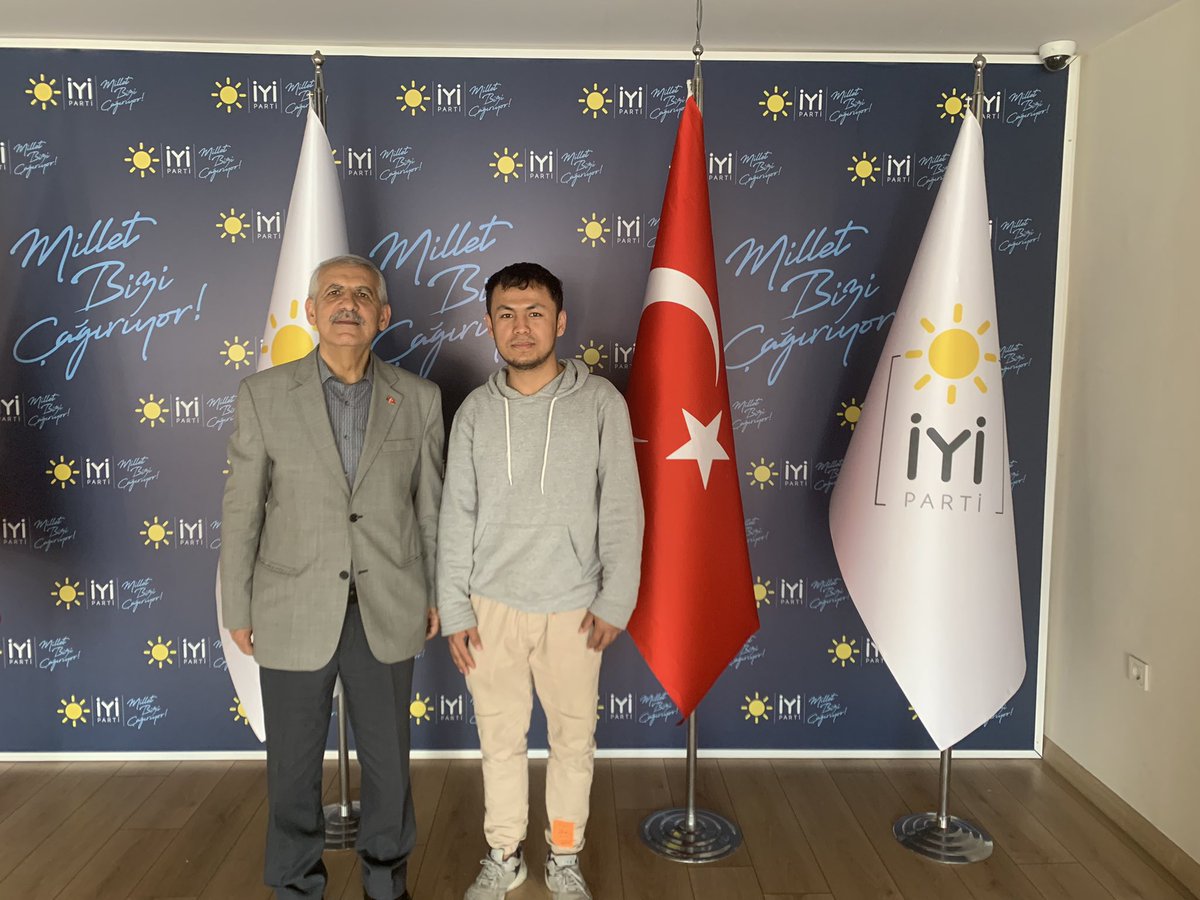 Hayırlı sabahlar arkadaşlar, İyi Parti Genel merkezi ziyareti bulundum ￼￼ sayın milletvekili <a href="/FahrettinYokus/">Fahrettin Yokuş</a> yokuş Baylen sohbet ettik ve doğu Türkistan’la ￼ İlgili röpörtaj yaptık Kendisine çok teşekkür ediyorum Allah hayırlara vesile eylesin￼￼￼￼