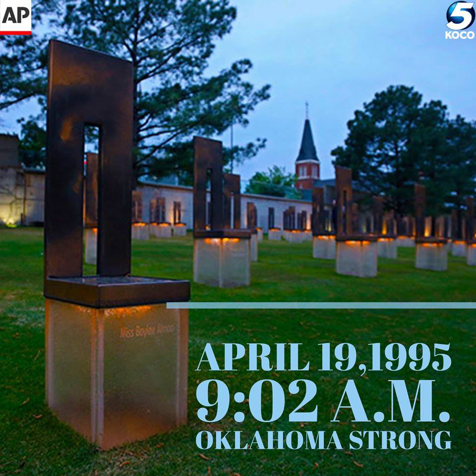 Honoring those who were killed, those who survived, and those changed forever
 
#WeRemember <a href="/koconews/">koconews</a> <a href="/OKCNM/">OKC Memorial</a>