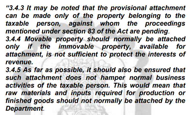 financepost_in's tweet photo. Before ordering provisional attachment the Commissioner must form an opinion on the basis of tangible material that the assessee is likely to defeat the demand if any, and it is necessary to do so for protecting the interest of revenue.
Source - Gujarat High Court
#GST #Sec83 https://t.co/SQlpERCF4X