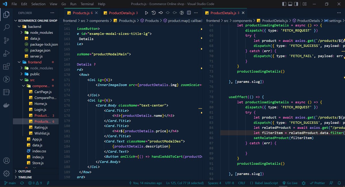 raihanbiswasdev's tweet image. #Raihan
#MERN_Stack_Developer
Creating A Ecommerce Website using
#JavaScript
#Reactjs
#Node_with_express
#Reactbootstrap
#Context_API
#WebDevelopment
#EcommrceWebsite
#webdevelopment
#FullStackDevelopment