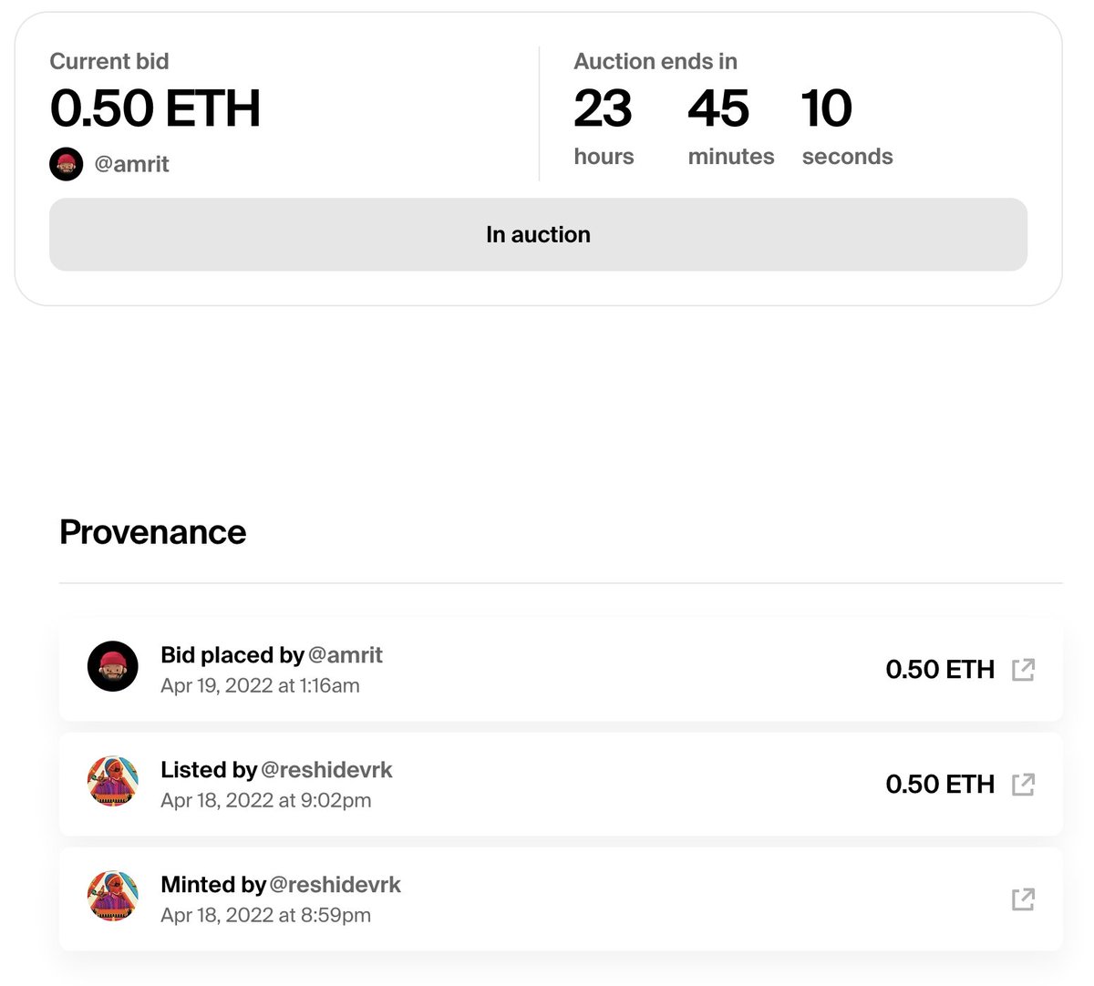 reshidevrk's tweet image. Holy Moly!!!!! Just received a bid from the one and only @amritpaldesign. Thank you so much man!!. You made my day ♥️😀🙏
foundation.app/@reshidevrk/br…