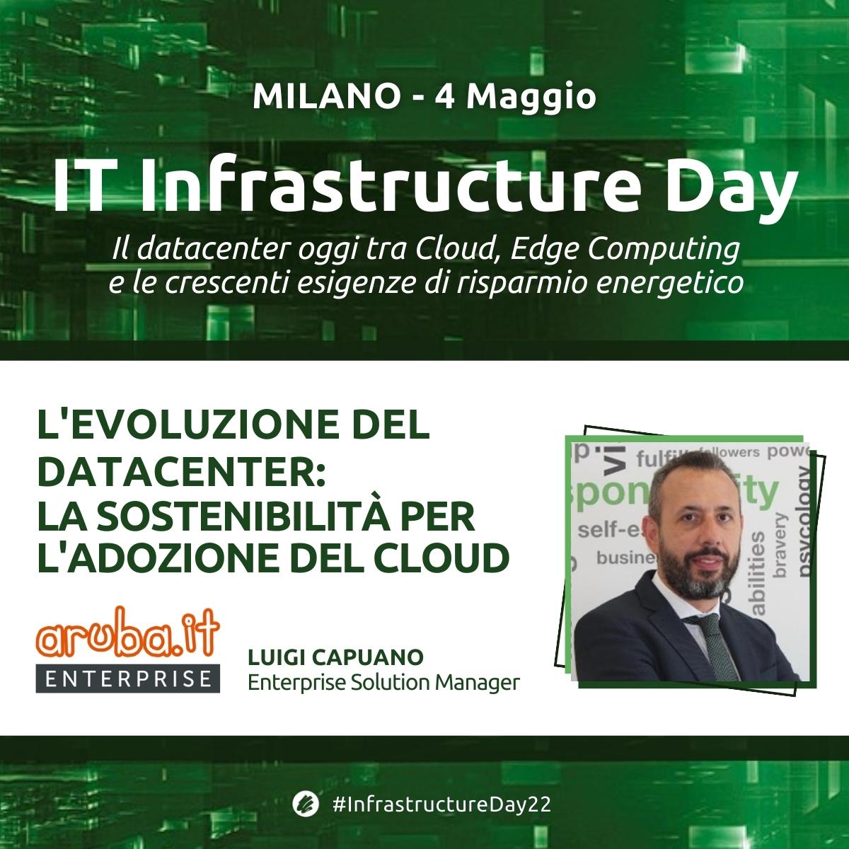 soiel_it's tweet image. Soluzioni personalizzate, performanti, sostenibili che abilitano un percorso efficace verso il #Cloud, un portfolio servizi completo e sicuro... Scopri la strategia di @Arubait a #InfrastructureDay22, Milano 4 maggio.
Iscriviti gratuitamente e partecipa
soiel.it/eventi/2022/IT…
